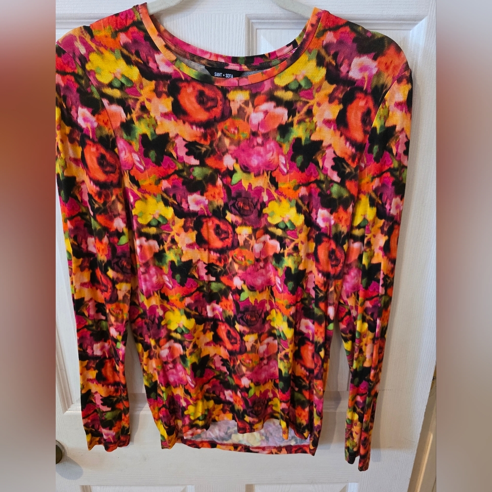 Floral Long Sleeve Top